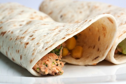 May 25 - Wraps with creamy salmon