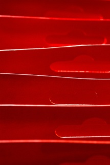 Jan 31 - Abstract in red