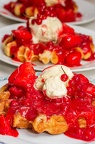 Aug 05 - Waffles, ice and fruit