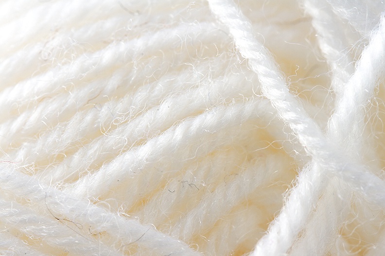 Aug 31 - White wool