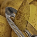 Oct 16 - Peeling potatoes