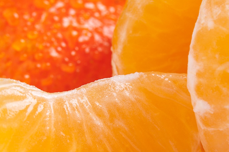 Closeup of a (delicious) mandarin