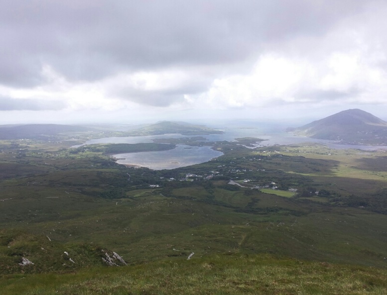 Too many images to choose from today. Walked to the top of Diamond Hill (445m) in Connemara National Park. Windy, long climb, but what a view!