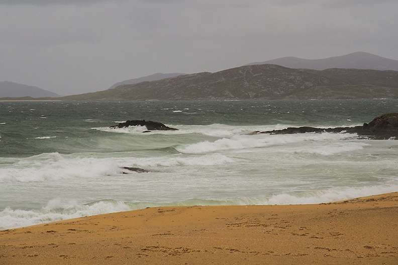 Rain and lots of wind today on the Isle of Harris