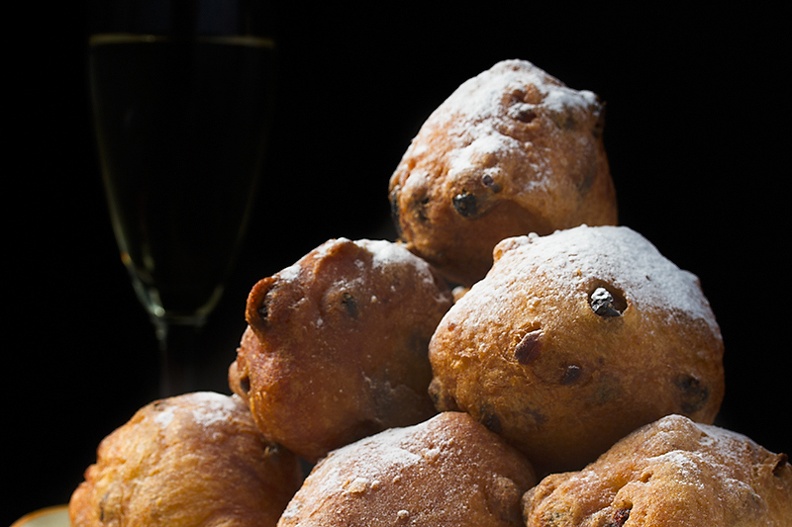 Oliebollen. Always a good starts of Old Year's Eve.