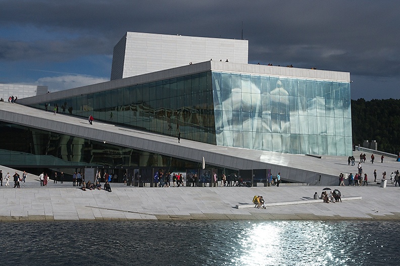 Oslo Opera House. We did some sightseeing today before going home.
