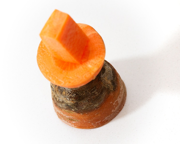 Remains of a carrot