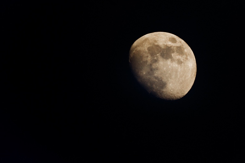 The moon this evening