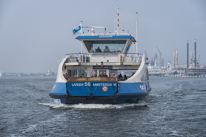 One of the many ferries in Amsterdam. I was on another one.