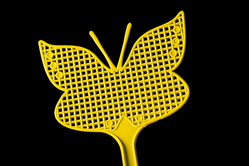 This simple fly swatter is very practical to remove flies from the house