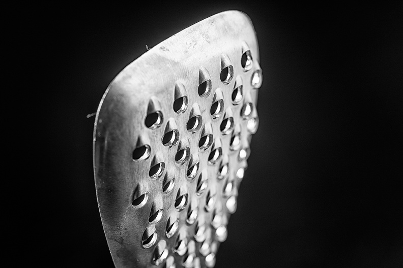 A somewhat dusty grater, not much used.
