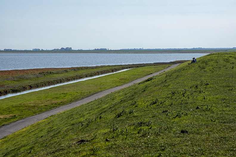 View on the Dollard at high tide