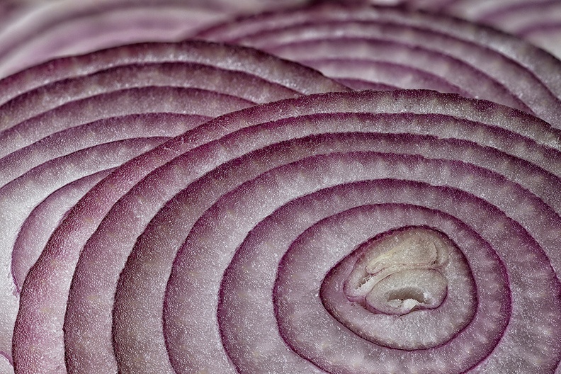 Red onions waiting to be caramelized