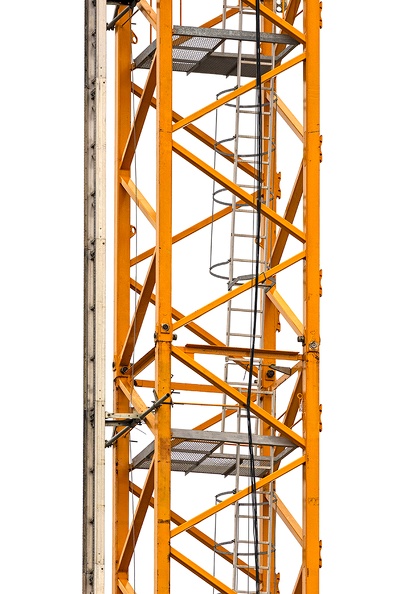 Detail of a tower crane
