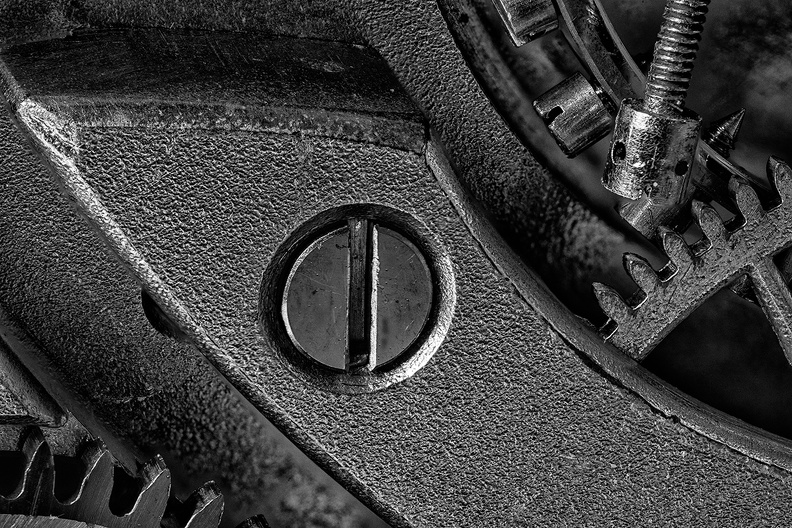Detail of an old watch