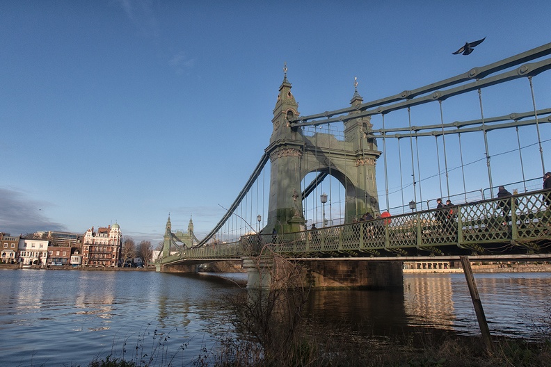 Hammersmith bridge on a short visit to a sunny London (at least today)