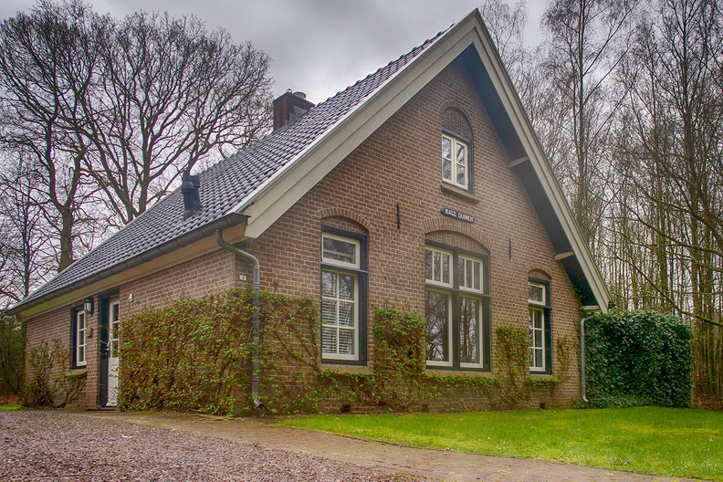 My house for the coming week on a drizzly day. Drents-Friese Wold national park