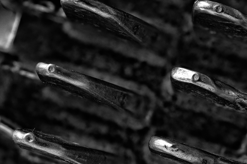 Detail of a (manual) ice crusher
