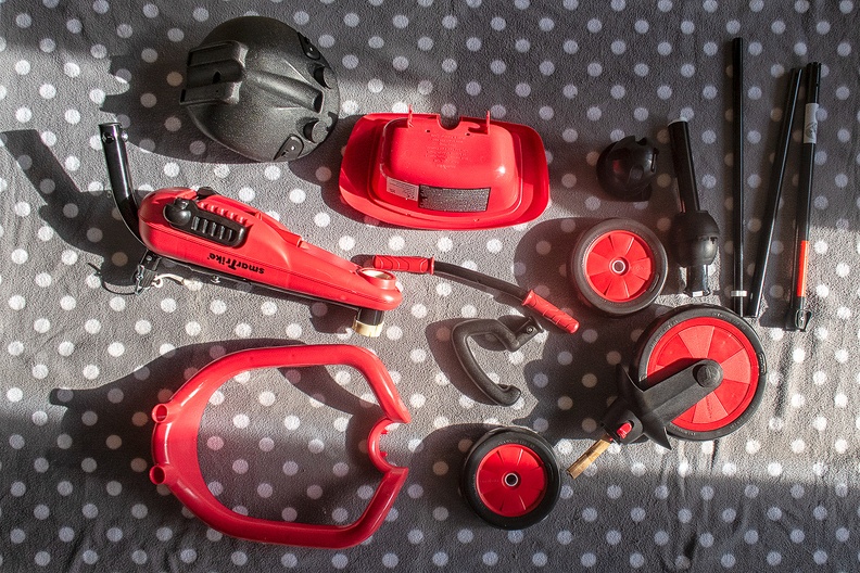Ingredients for a tricycle :)