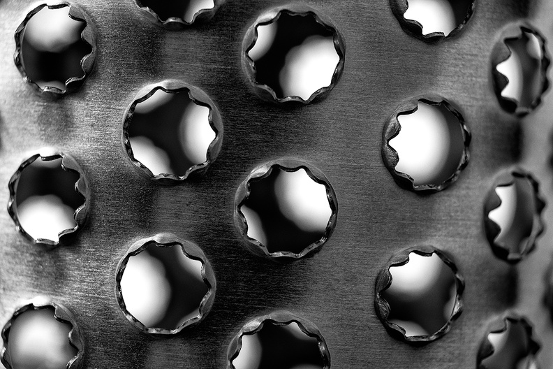Detail of a grater. I had to replace some kitchen gear.