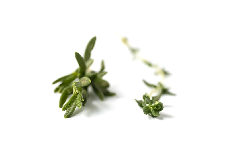 Rosemary and thyme, dinner ingredients