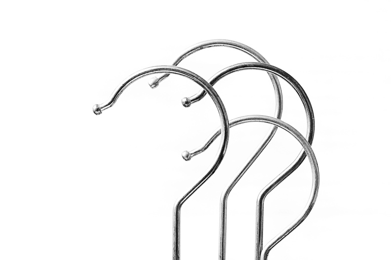 A clothes hangers collection
