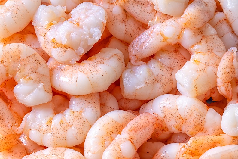 Shrimps, straight from the supermarket