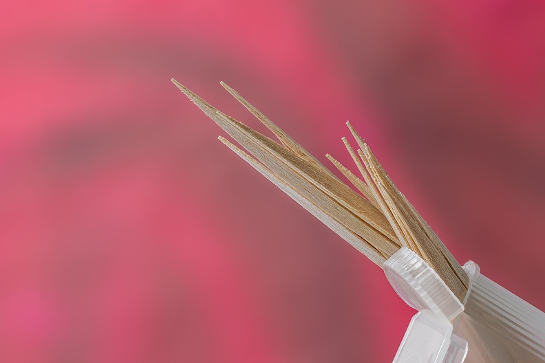 A toothpick collection