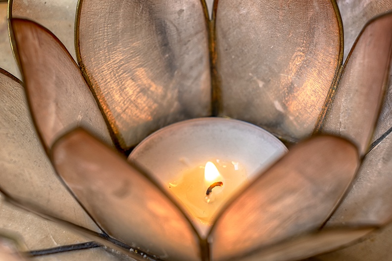 An old tealight holder