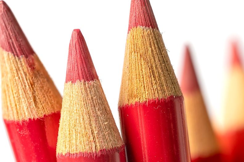 Red pencils. It's election day here