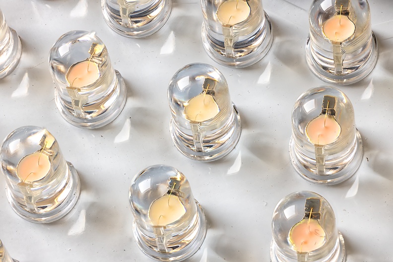 Detail of a LED lamp