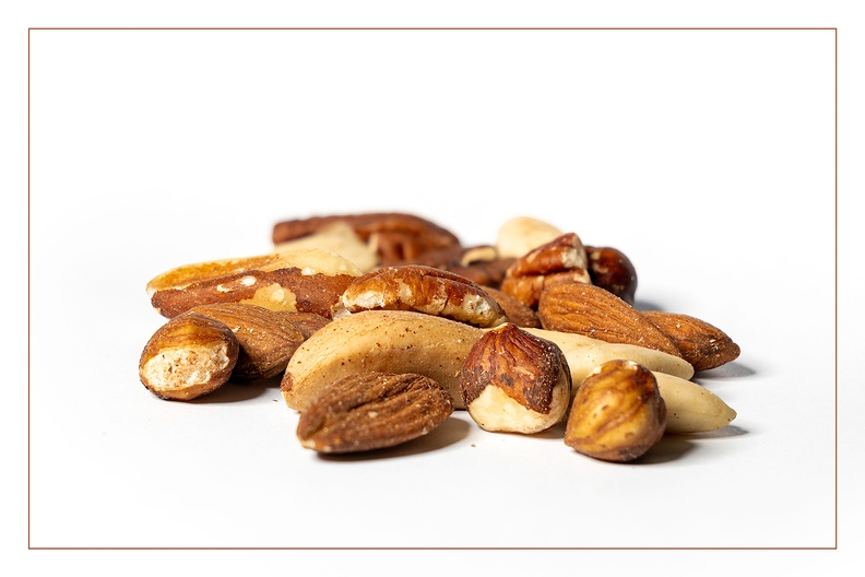 A mix of all kind of nuts