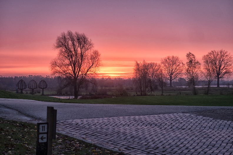 Sunrise this morning. View from my window