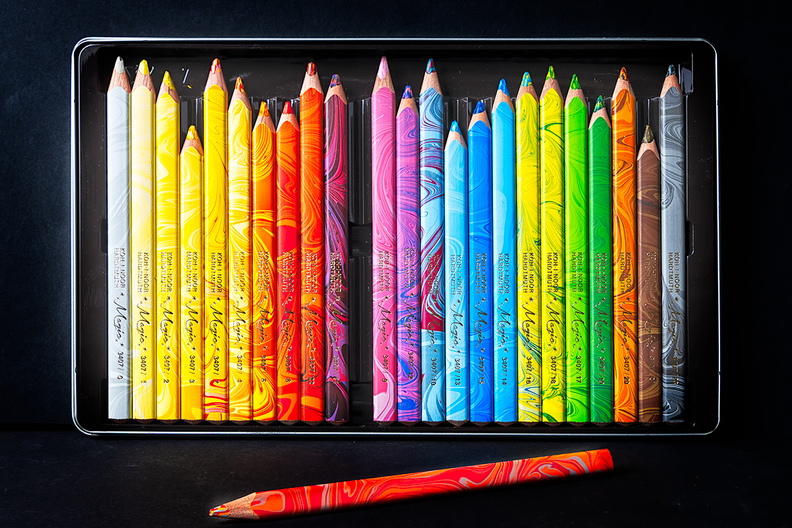 A collection of old pencils