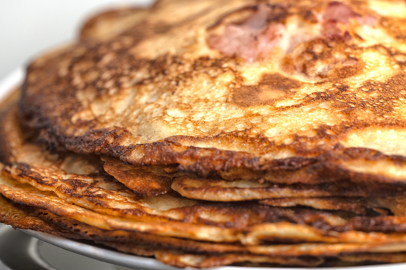 Pancakes on the menu today.