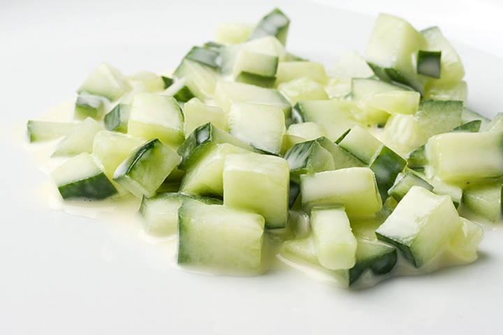 One of those days that…. So for today, just a simple cucumber salad.